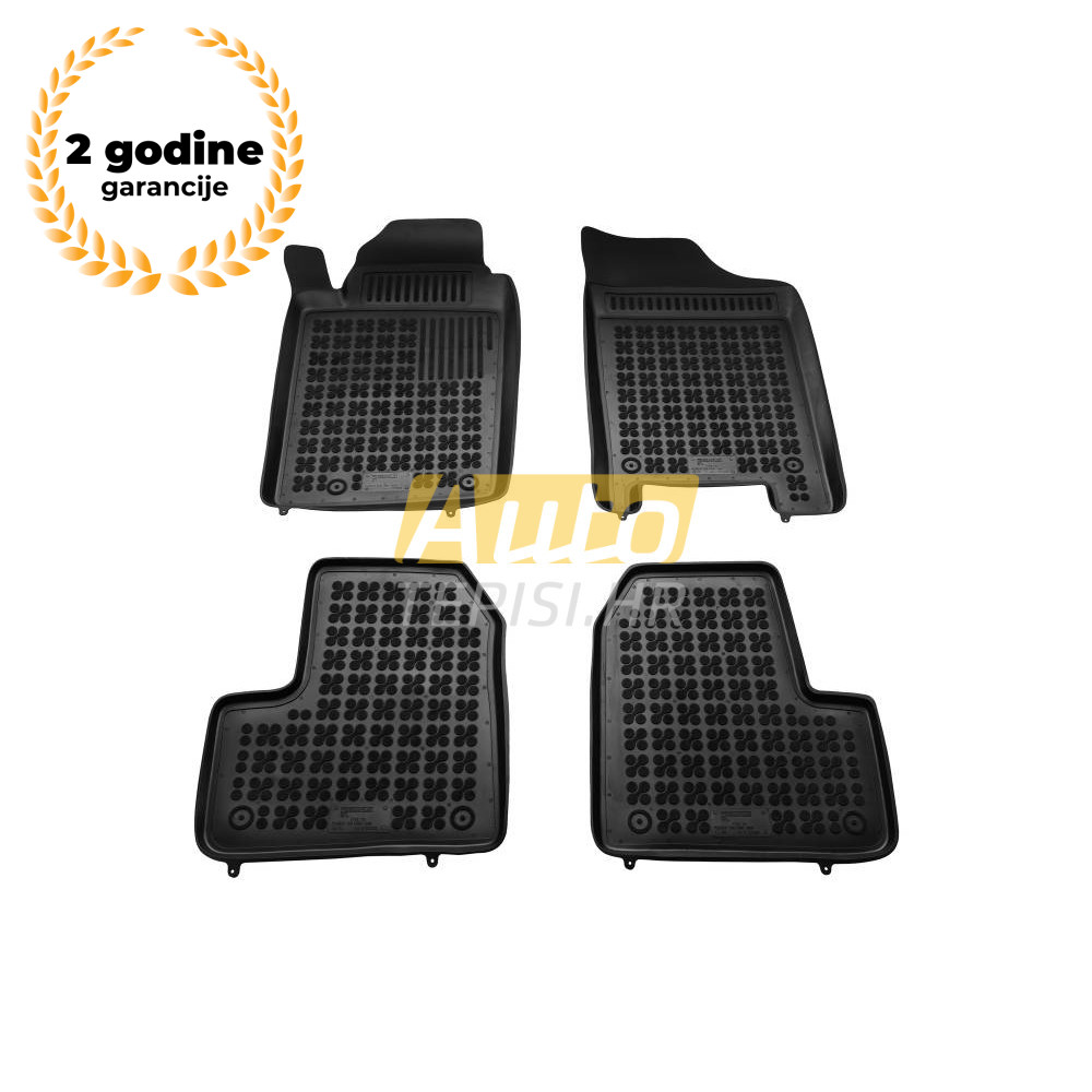 Gumeni tepih s visokim rubom PEUGEOT Peugeot 206 HB/SW (1998-2012) Gumeni tepih s visokim rubom PEUGEOT Peugeot 206 HB/SW (1998-2012) Gumeni tepisi