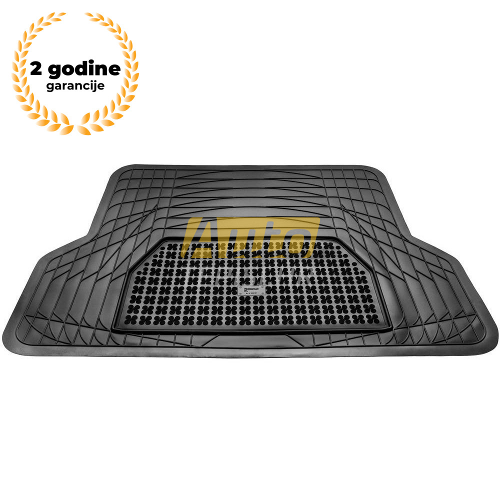 Kada prtljažnika UNI Universal - gumeni tepis za rezanje - visina 112cm - donja širina 150,5cm -gornja širina 124cm  Kadica prtljažnika