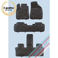 3D gumeni tepisi TOYOTA Highlander gen. 3 (XV50) Hybrid, 7m (2013-2019)