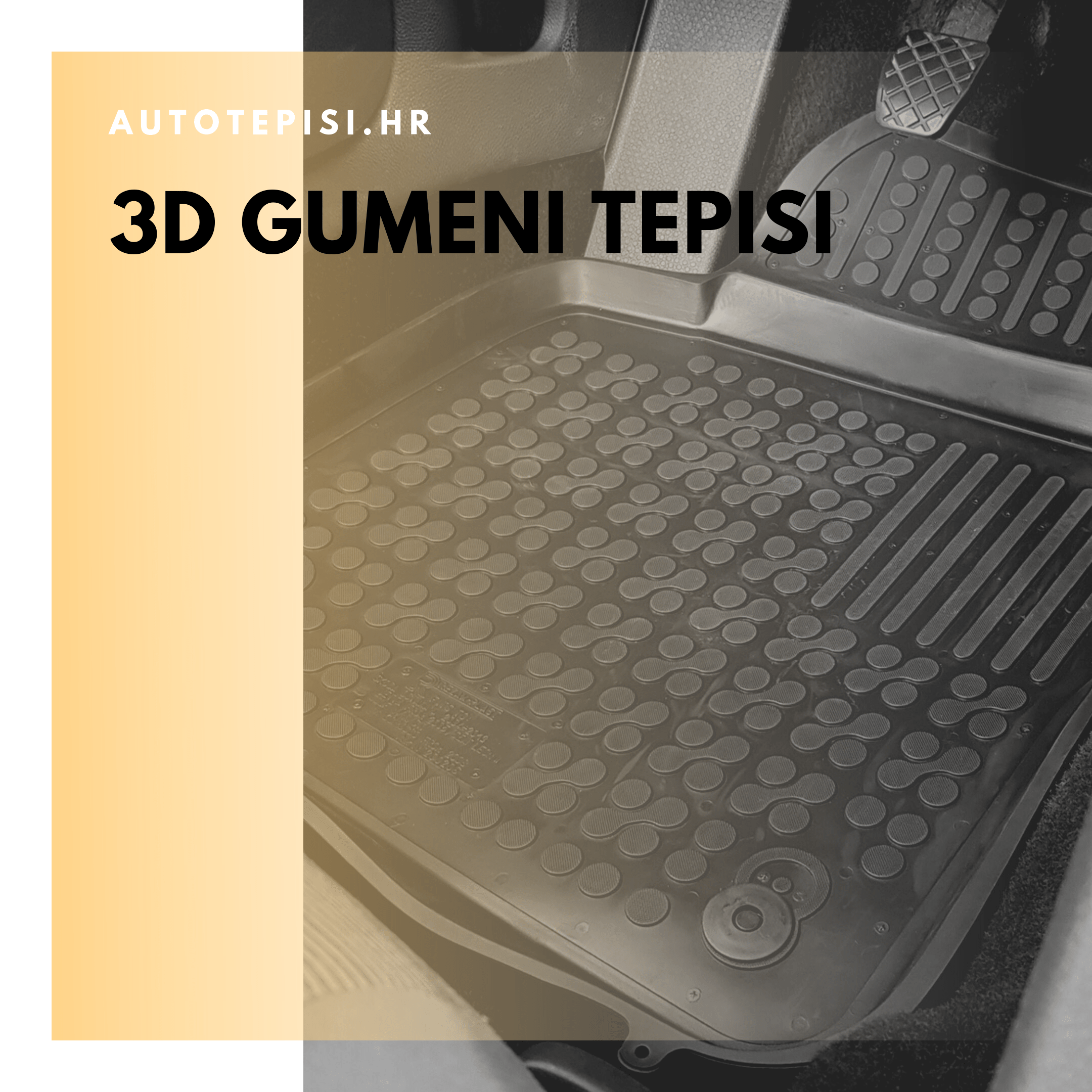 3D gumeni tepisi