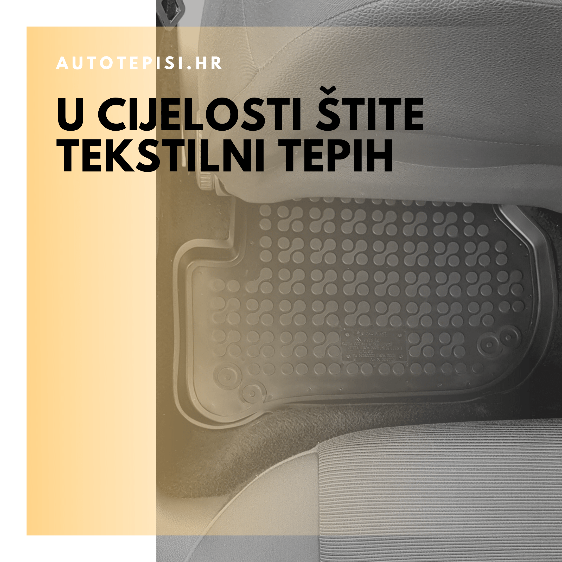 3D gumeni tepisi za auto