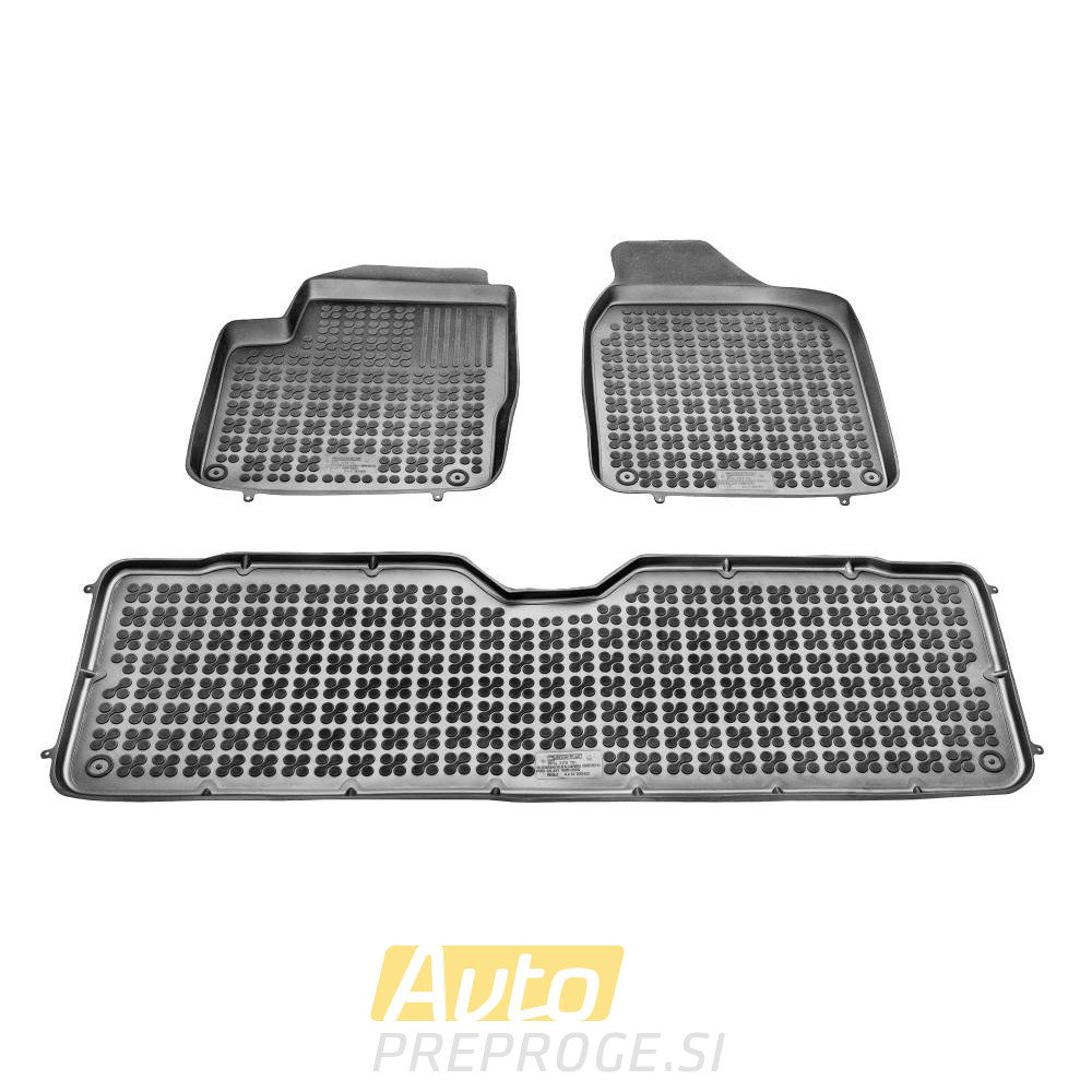 3D gumeni tepisi za auto FORD Galaxy (3 reda sjedala) (1995-2006); SEAT Alhambra (3 reda sjedala) (1996 - 2010); VOLKSWAGEN Sharan I (3 reda sjedala) (1995 - 2010)