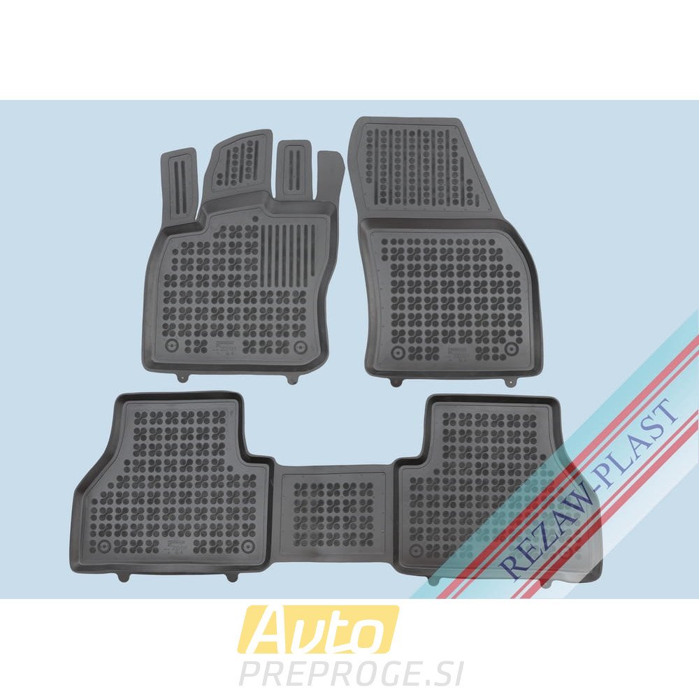 3D gumeni tepisi za auto VOLKSWAGEN Caddy gen. 5 5 sjedala (2021 - ); FORD Tourneo Connect III (2022 - ); Grand Tourneo Connect III (2022 - )