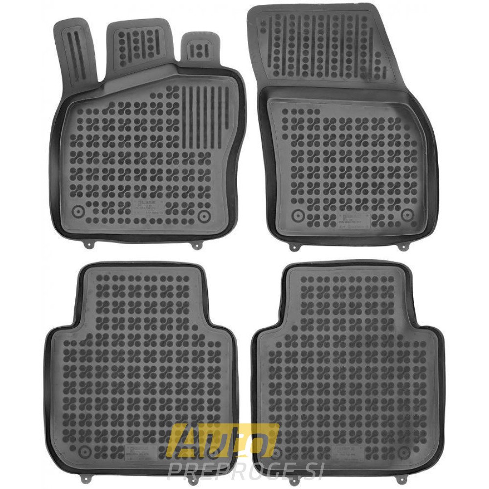 3D gumeni tepisi za auto SKODA Kodiaq (2016 - 2024); SEAT Tarraco (2018 - ); VOLKSWAGEN Tiguan Allspace (2017 - )
