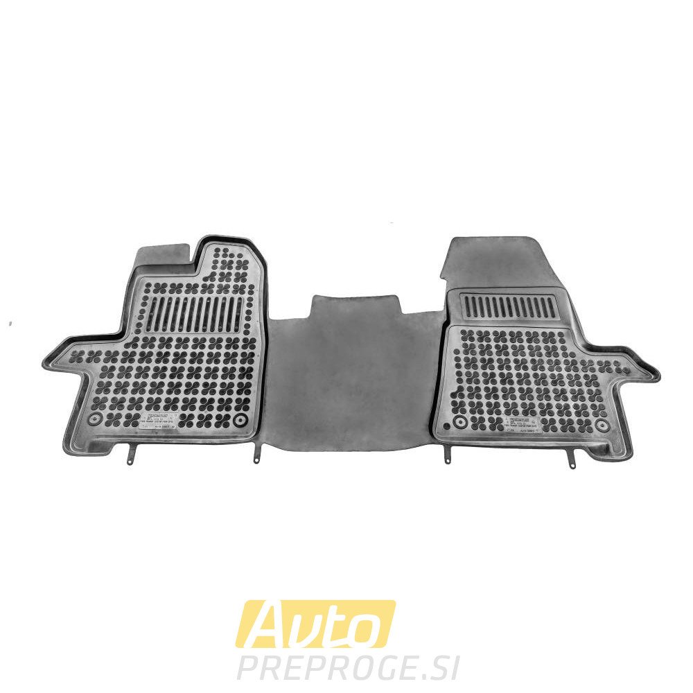 3D gumeni tepisi za auto FORD Tourneo Custom (2 sjedala, 1. vrsta) (ročni menjalnik) (2012 - ); Transit (2 sjedala, 1. vrsta) (ročni menjalnik) (2014 - ); Transit Custom (2 sjedala, 1. vrsta) (ročni menj