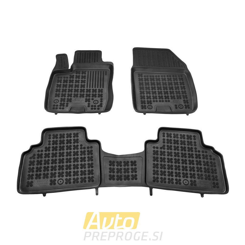 3D gumeni tepisi za auto FORD Transit Courier (1. i 2. red sjedala) (2014 - )