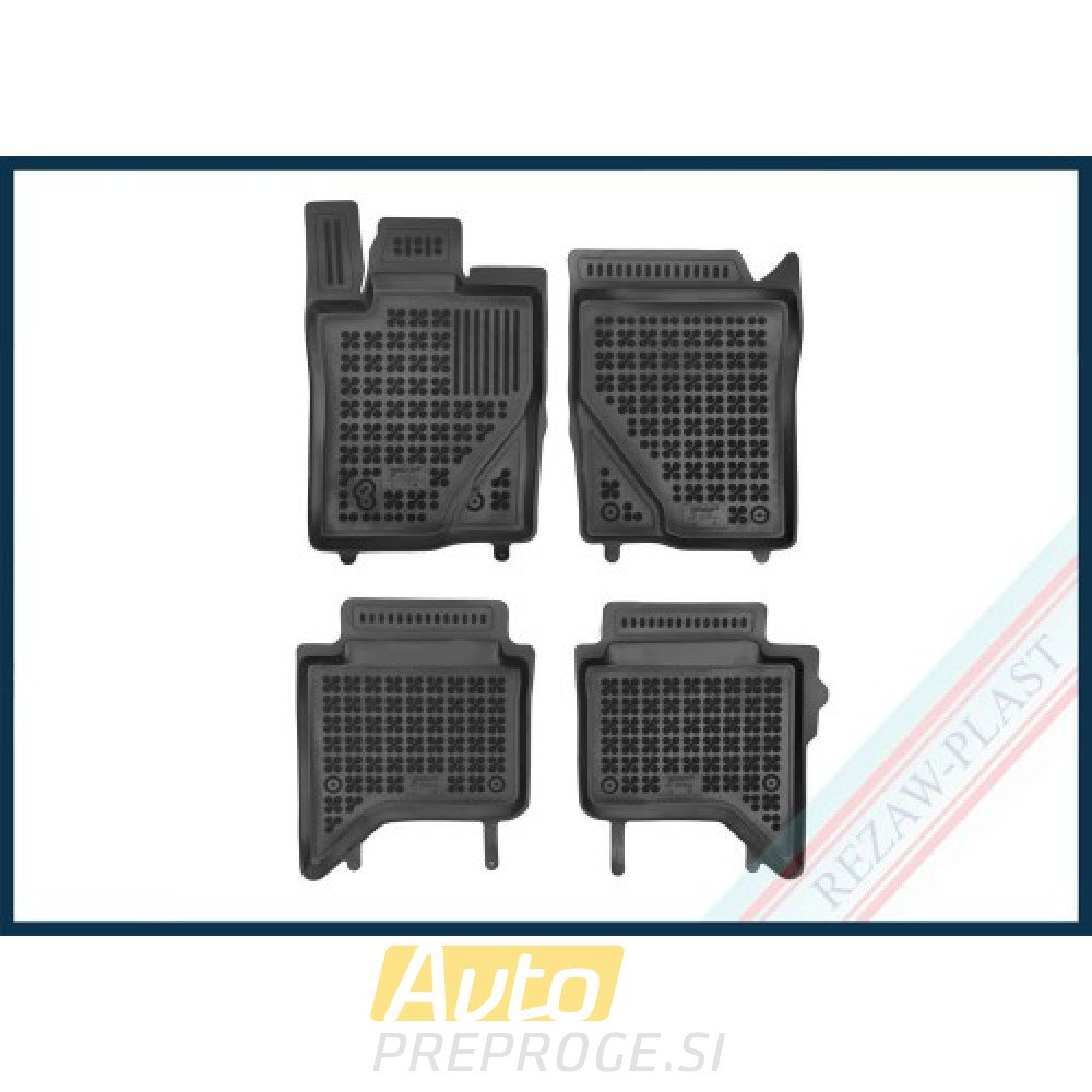 3D gumeni tepisi za auto FORD RANGER V (dvojna kabina) (2022 - ); VOLKSWAGEN Amarok II (dvojna kabina) (2022 - )
