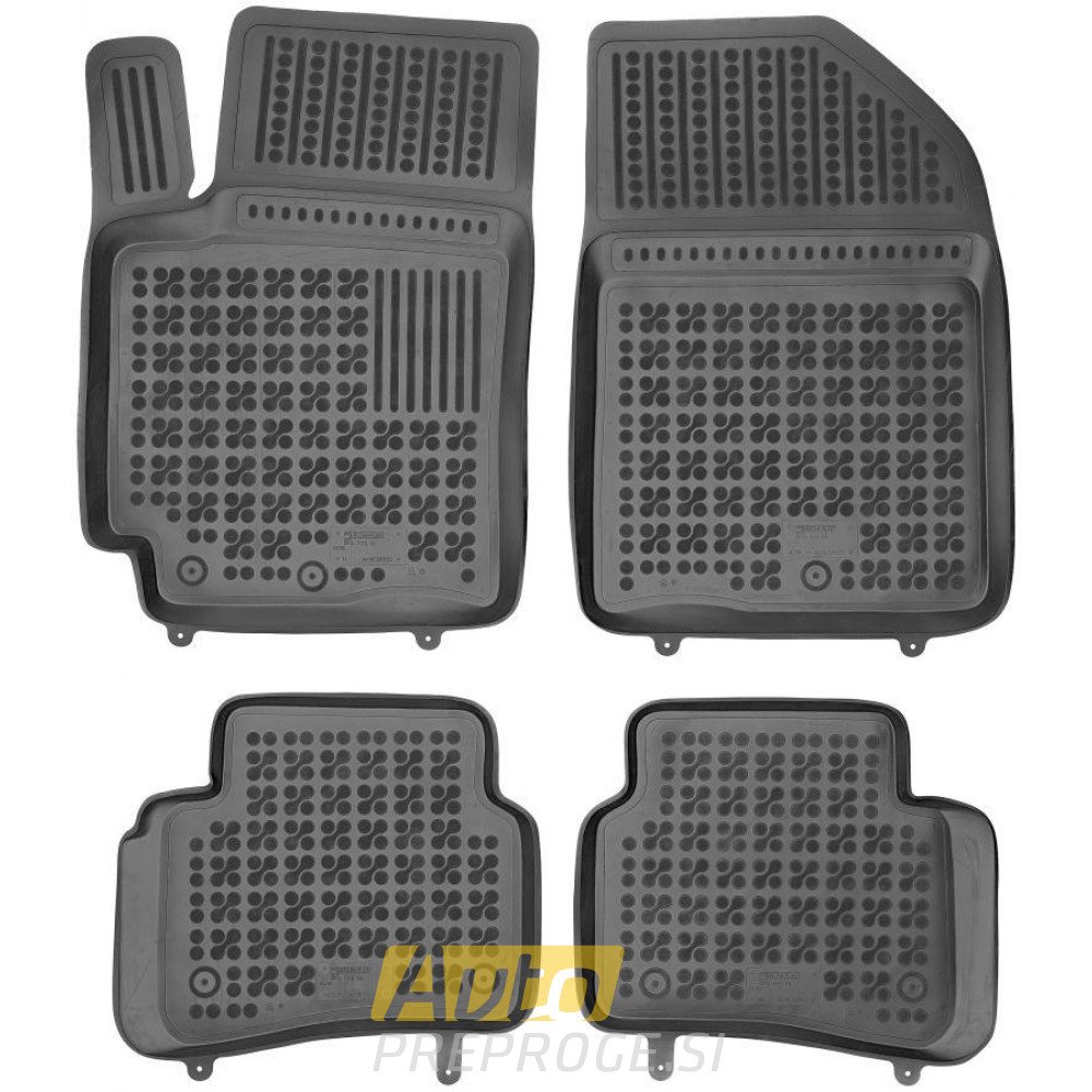 3D gumeni tepisi za auto KIA Rio IV (2017 - ); KIA RIO IV System Mild Hybrid (2020 - )