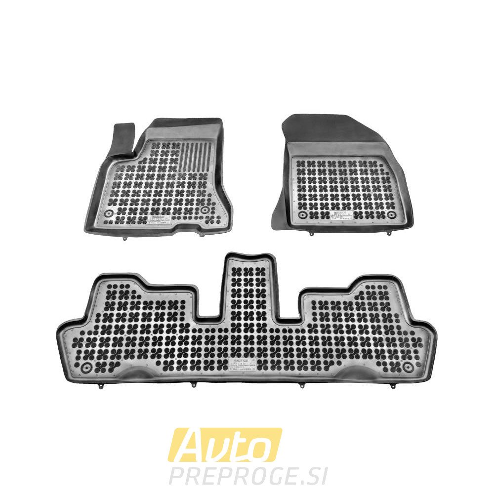 3D gumeni tepisi za auto CITROEN C4 Picasso I (2006 - 2013); C4 Grand Picasso I (5 sjedala) (2006 - 2013)