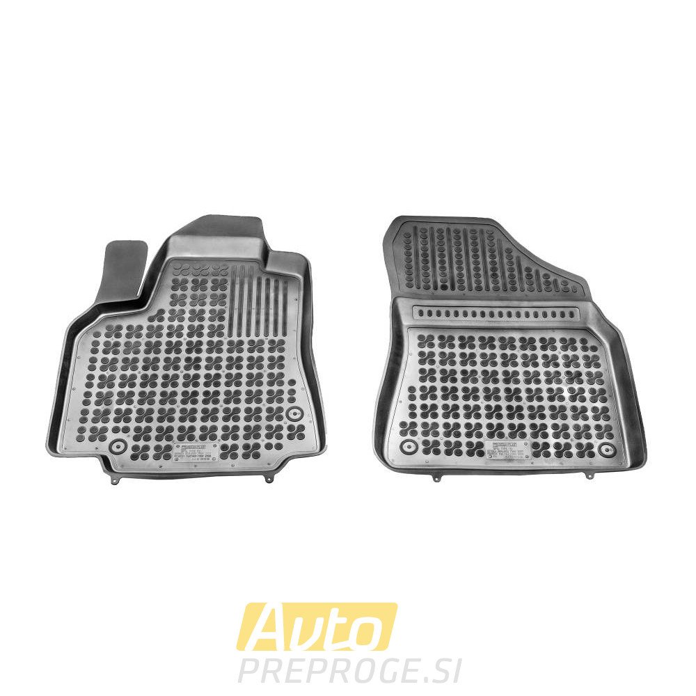 3D gumeni tepisi za auto CITROEN Berlingo II (1. i 2. red sjedala) (2008 - 2018); PEUGEOT Partner II (1. i 2. red sjedala) (2008 - 2018)