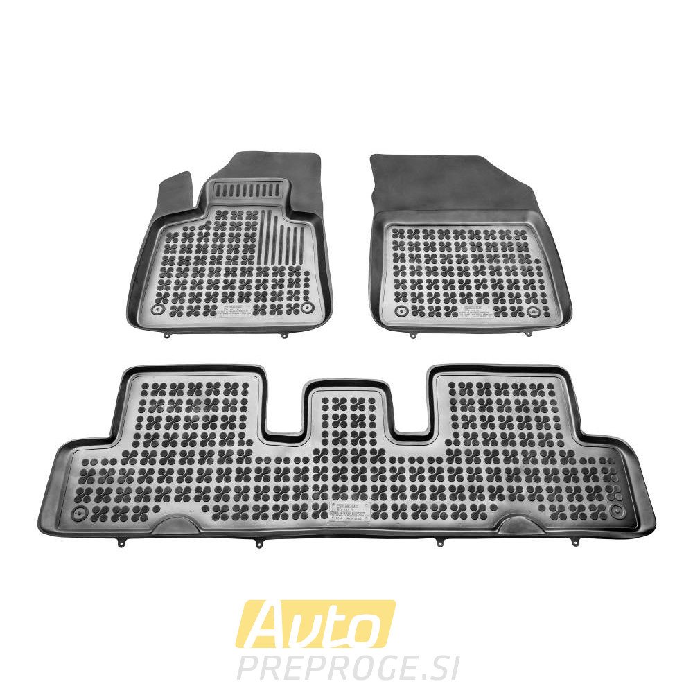 3D gumeni tepisi za auto CITROEN C4 Picasso II (2013 - 2018); C4 Grand Picasso II (5 sjedala) (2013 - 2018); C4 Spacetourer (5 sjedala) (2018 - )