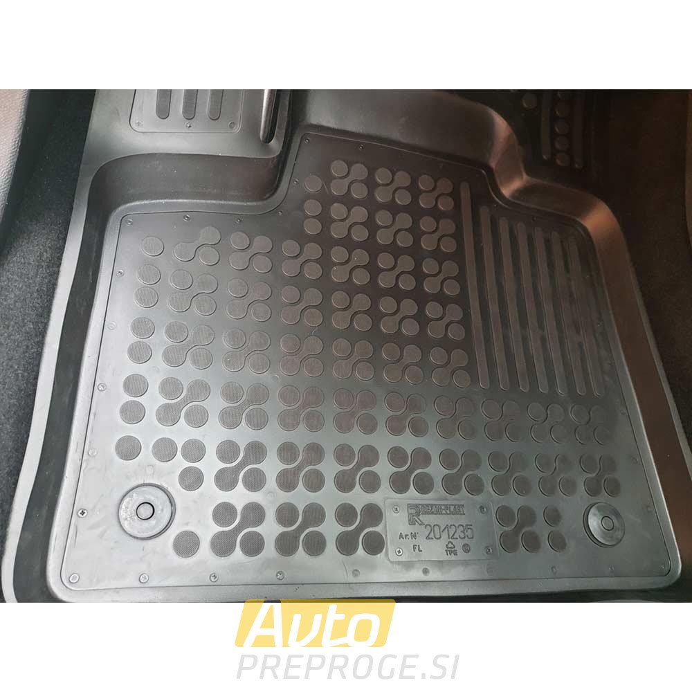 3D gumeni tepisi za auto DS AUTOMOBILES DS7 (2. red sjedala u jednom komadu) (2018 - ) — slika 3