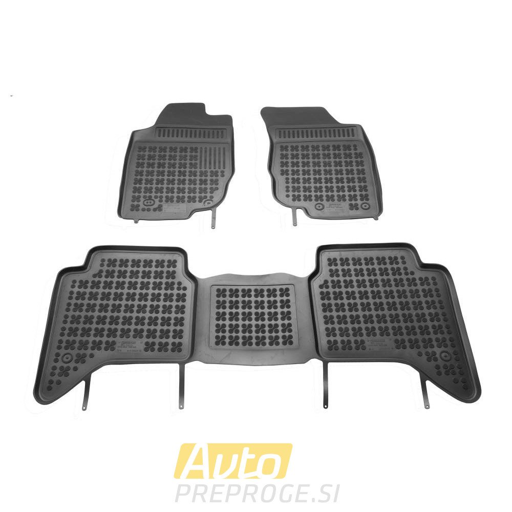 3D gumeni tepisi za auto TOYOTA Hilux (dvojna kabina) (2005 - 2015)