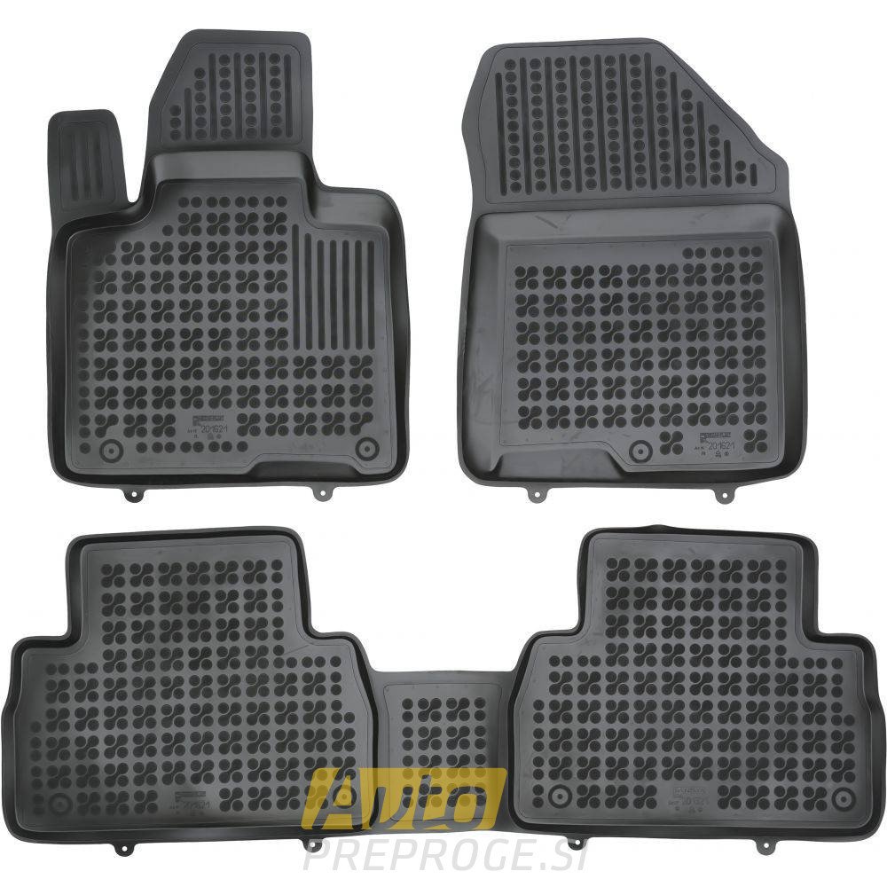 3D gumeni tepisi za auto HYUNDAI Santa Fe IV (2018 - 2020)
