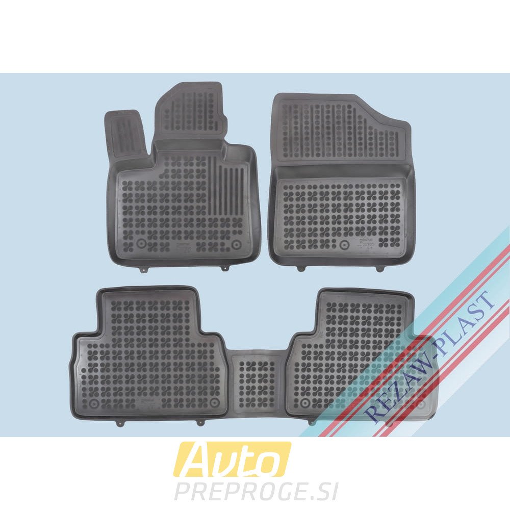 3D gumeni tepisi za auto HYUNDAI Santa Fe IV Hybrid (5 sjedala) (2020 - )