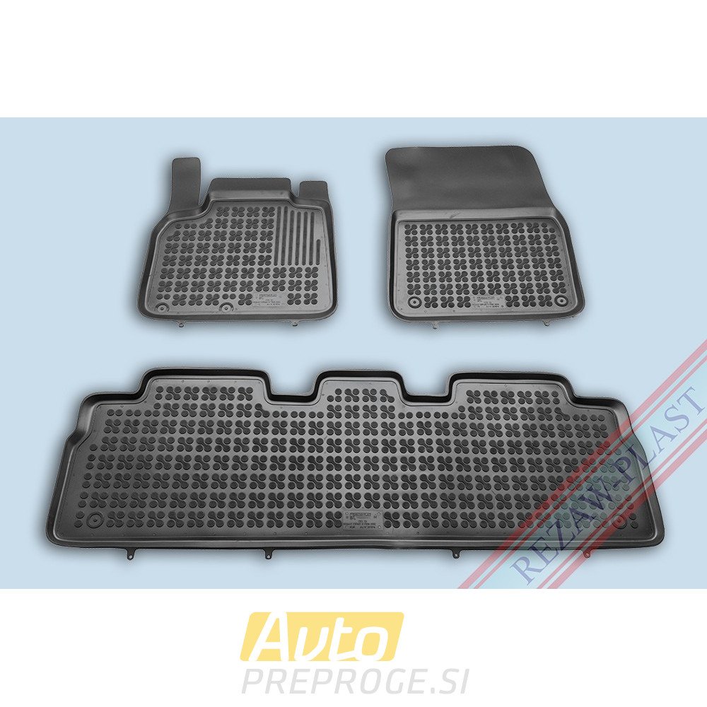 3D gumeni tepisi za auto RENAULT Espace IV (1. i 2. red sjedala) (2002 - 2014)