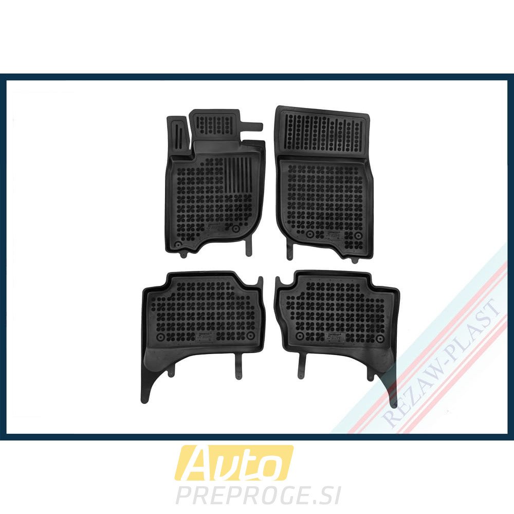3D gumeni tepisi za auto MITSUBISHI L200 V (dvojna kabina) (2019 - )