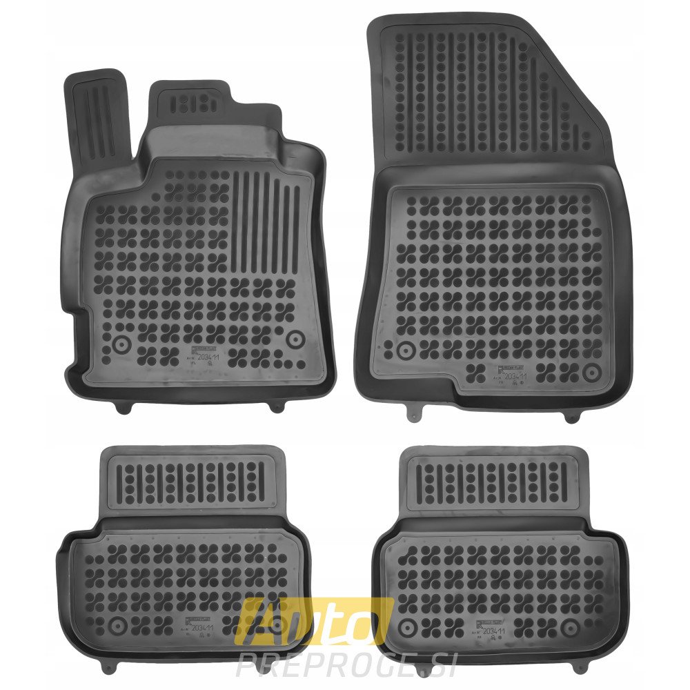 3D gumeni tepisi za auto DACIA SANDERO III 2x4 (2020 - ); SANDERO III Stepway 4x4 (2020 - )