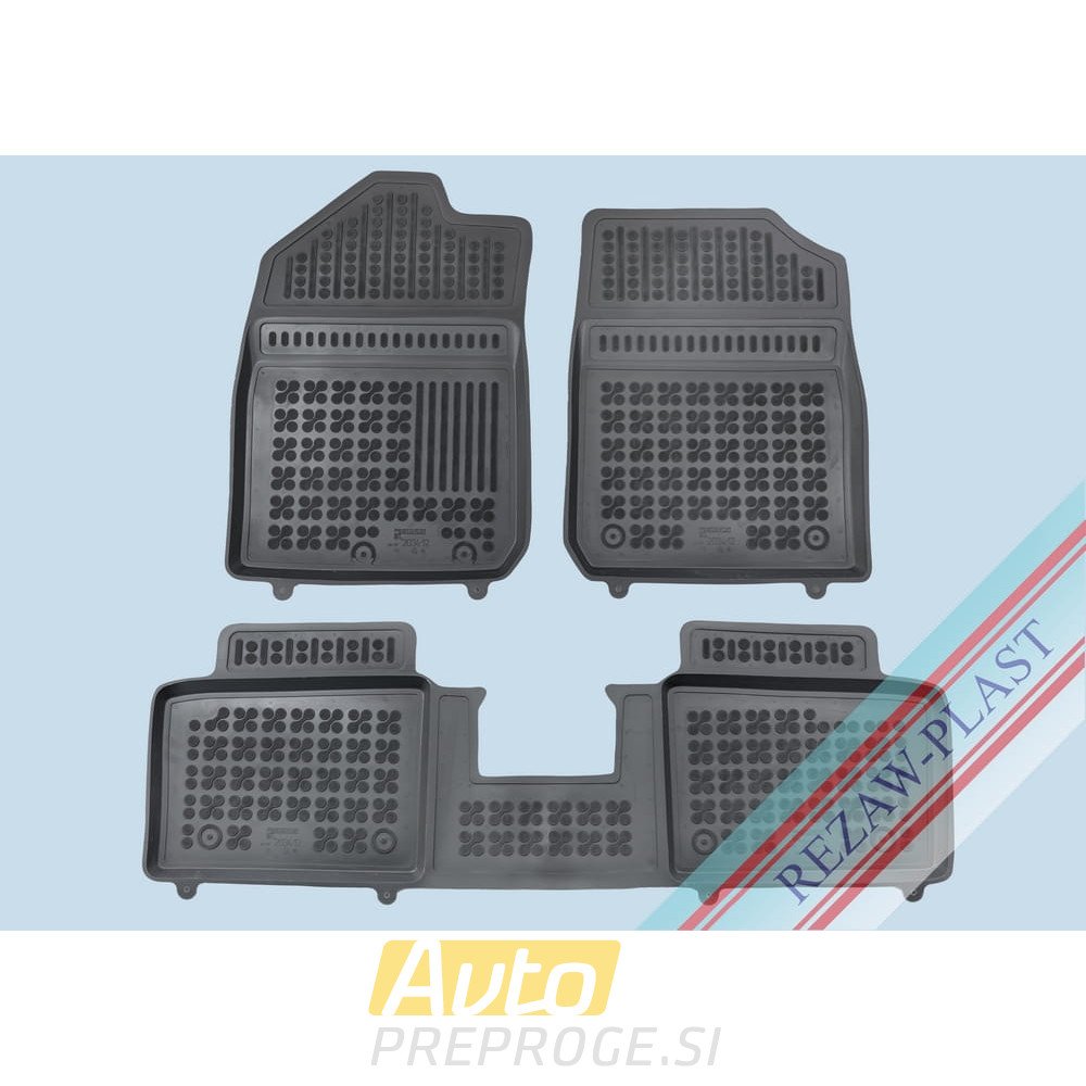 3D gumeni tepisi za auto DACIA Spring (2021 - )