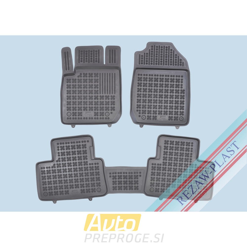 3D gumeni tepisi za auto ISUZU D-Max III s 2 vrata (2020 - )