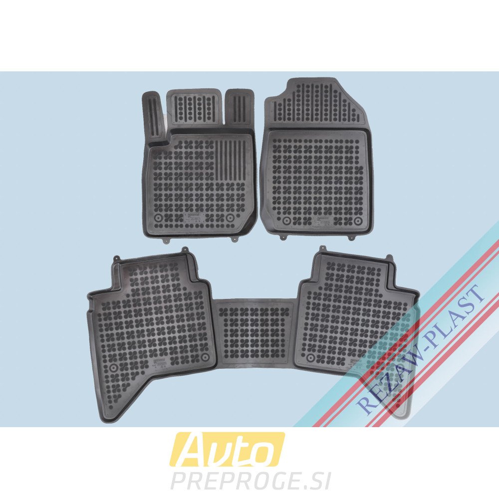 3D gumeni tepisi za auto ISUZU D-Max III s 4 vrata (2020 - )