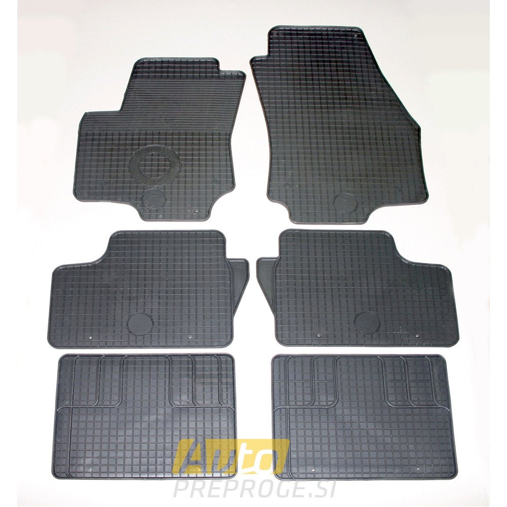 Gumeni tepisi za auto OPEL Zafira A - 6 delni set (1999 - 2004)