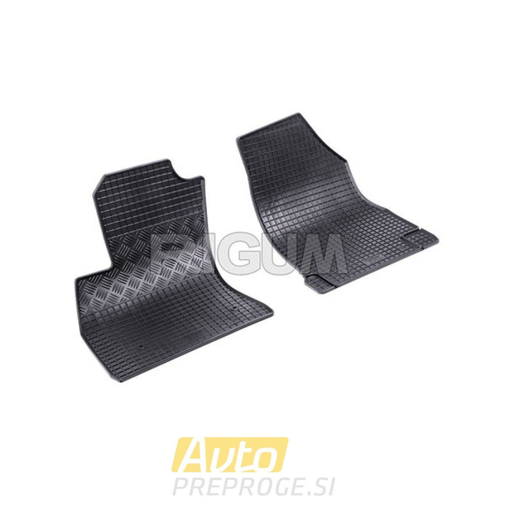 Gumeni tepisi za auto FIAT Doblo II (1. red sjedala) (2010 - ); OPEL Combo IV (1. red sjedala) (2010 - 2018)