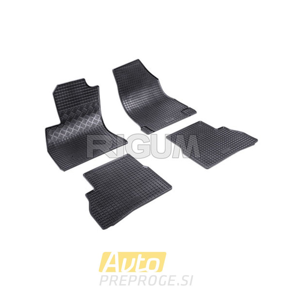 Gumeni tepisi za auto FIAT Doblo II (2 reda sjedala) (2010 - ); OPEL Combo IV (2 reda sjedala) (2012 - )