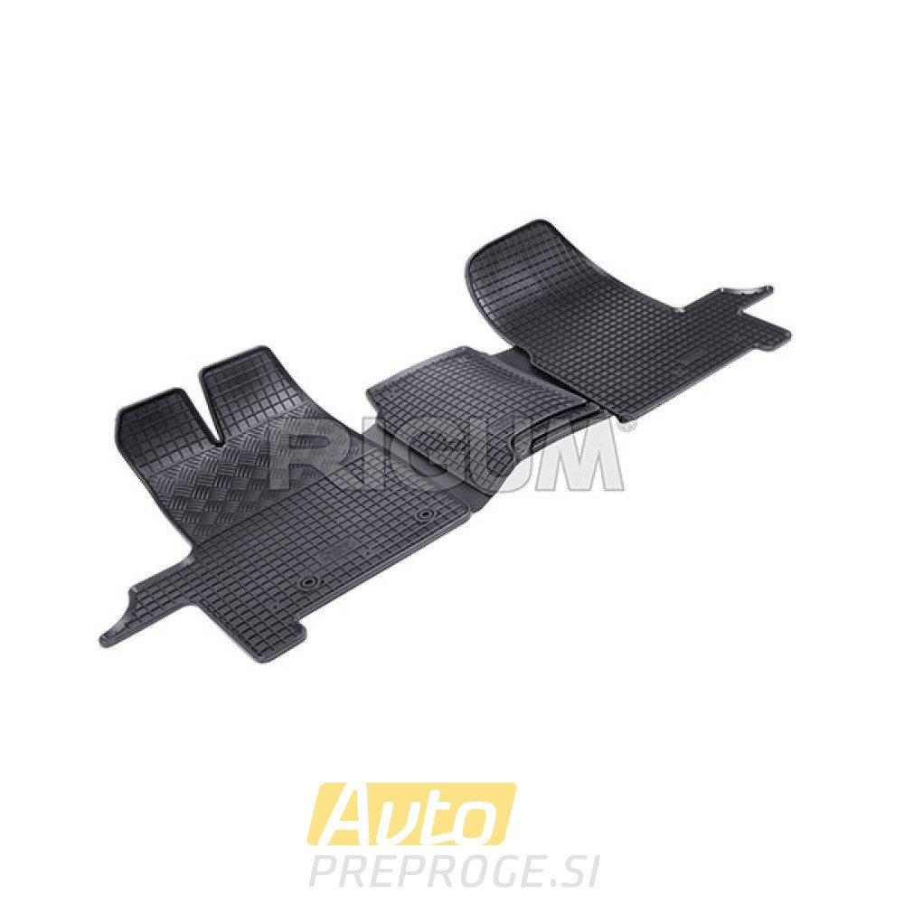 Gumeni tepisi za auto FORD Tourneo/Transit Custom (1+1) 2 sjedala (2012 - 2023); FORD Transit (1. red sjedala) (2014 - 2015)