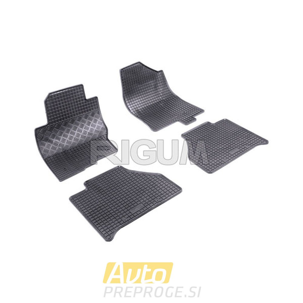 Gumeni tepisi za auto NISSAN Navara (dvojna kabina) (2010 - 2015)