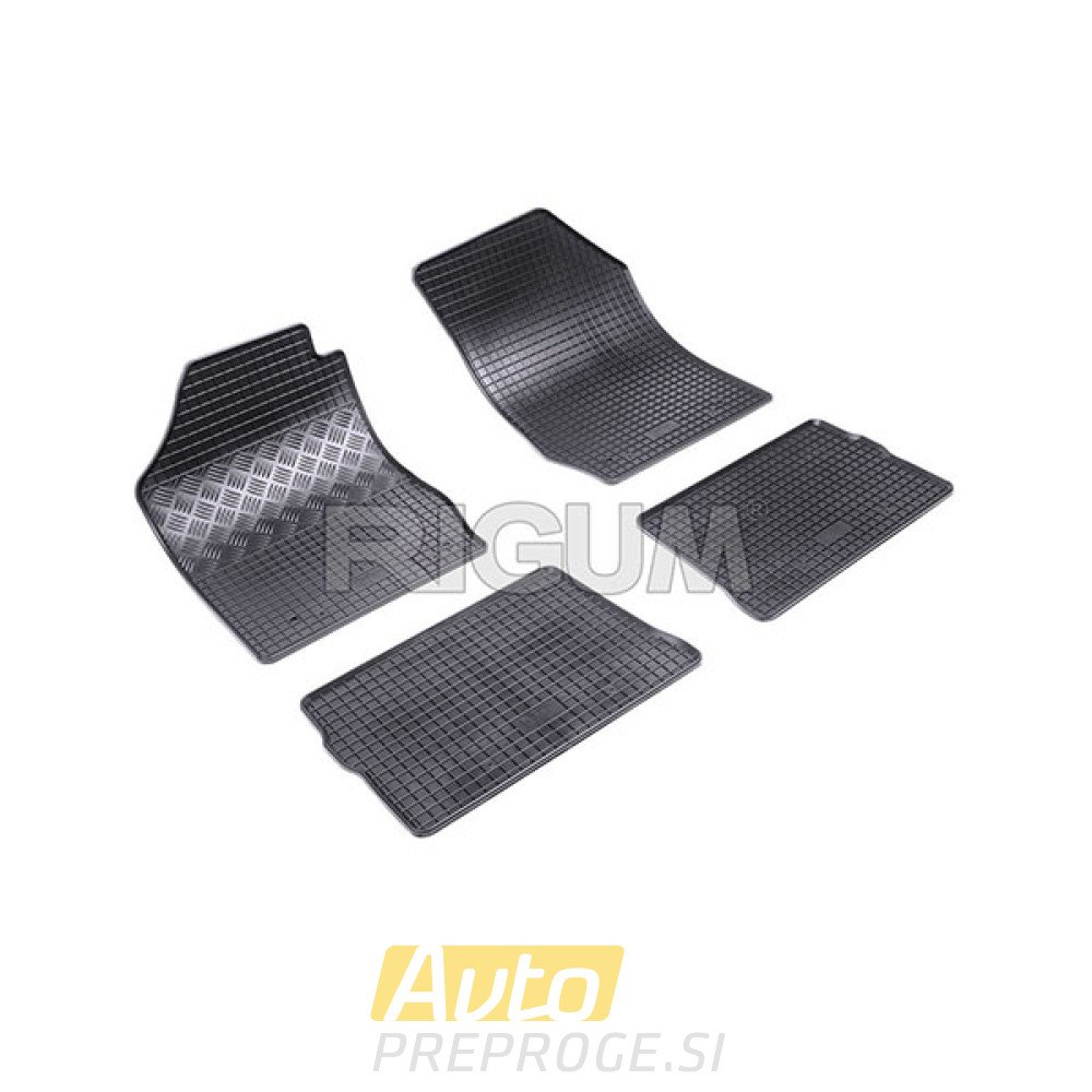 Gumeni tepisi za auto RENAULT Clio II (1998 - 2012); RENAULT Thalia I (2000 - 2008); RENAULT Thalia II (2008 - 2013)