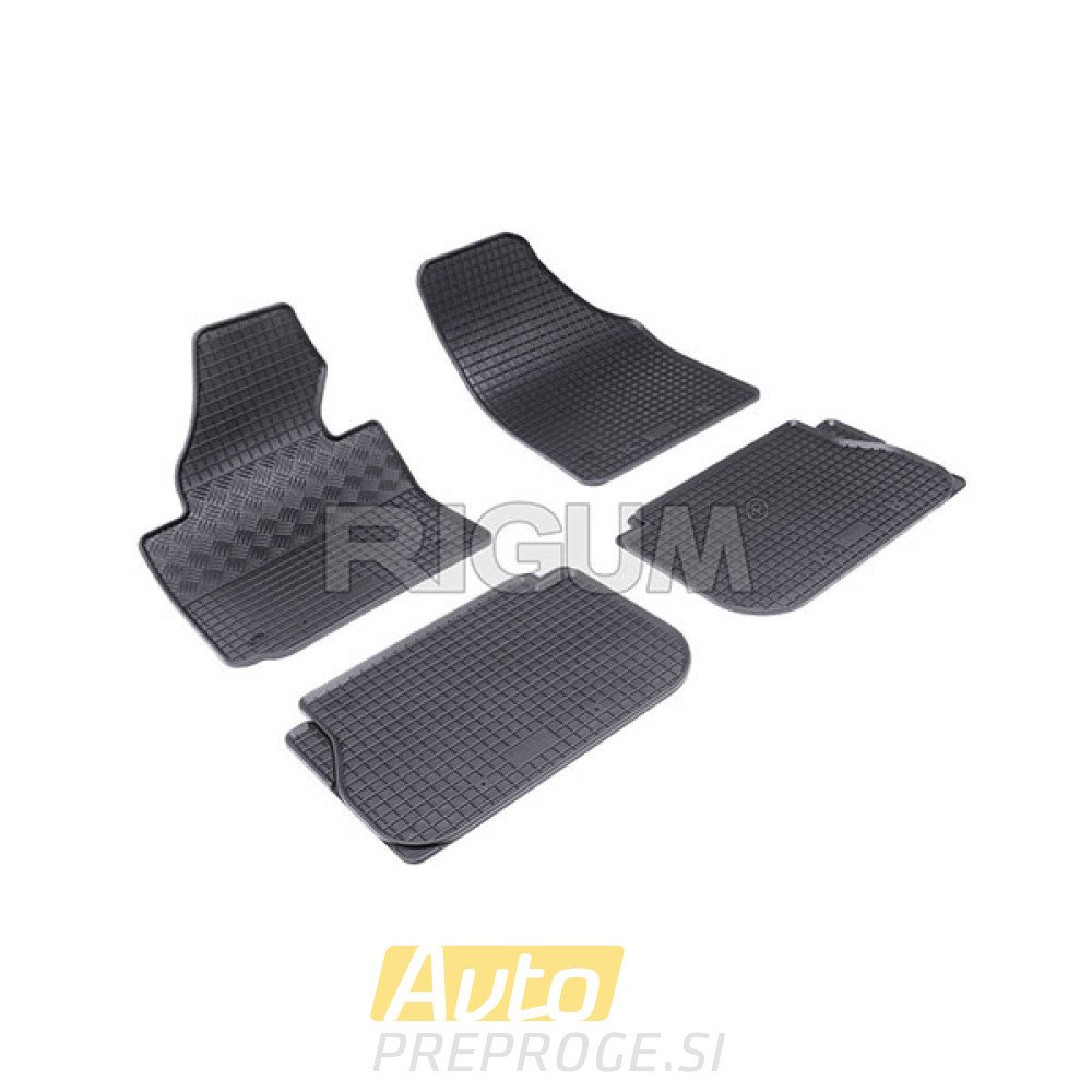 Gumeni tepisi za auto VOLKSWAGEN Touran I (2003 - 2015); VOLKSWAGEN Caddy (1. i 2. red sjedala) (2005 - 2015); VOLKSWAGEN Caddy (1. i 2. red sjedala) (2015 - 2020)