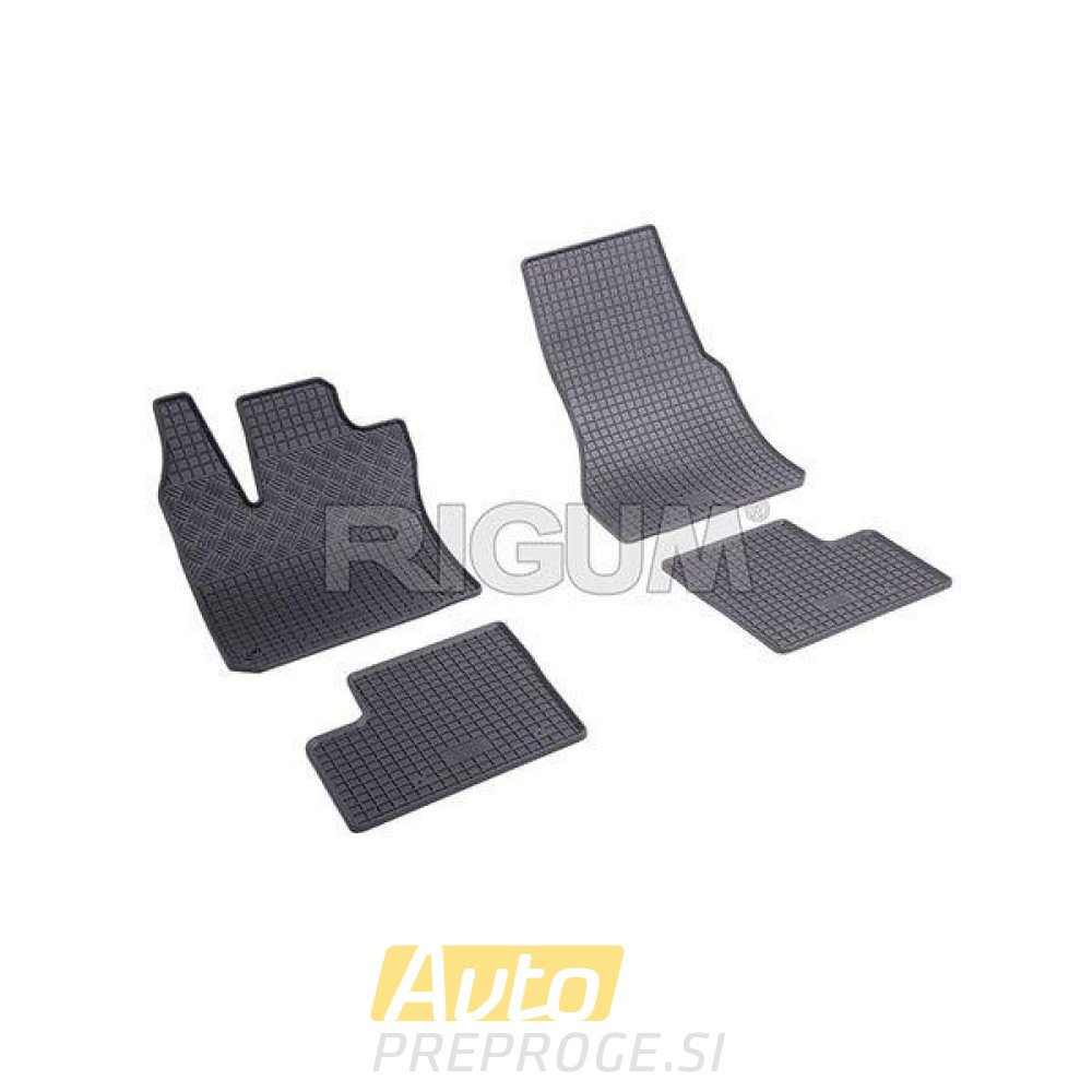 Gumeni tepisi za auto RENAULT Twingo III (2015 - ); SMART Forfour (2015 - 2019); SMART Forfour EQ (2017 - 2019)