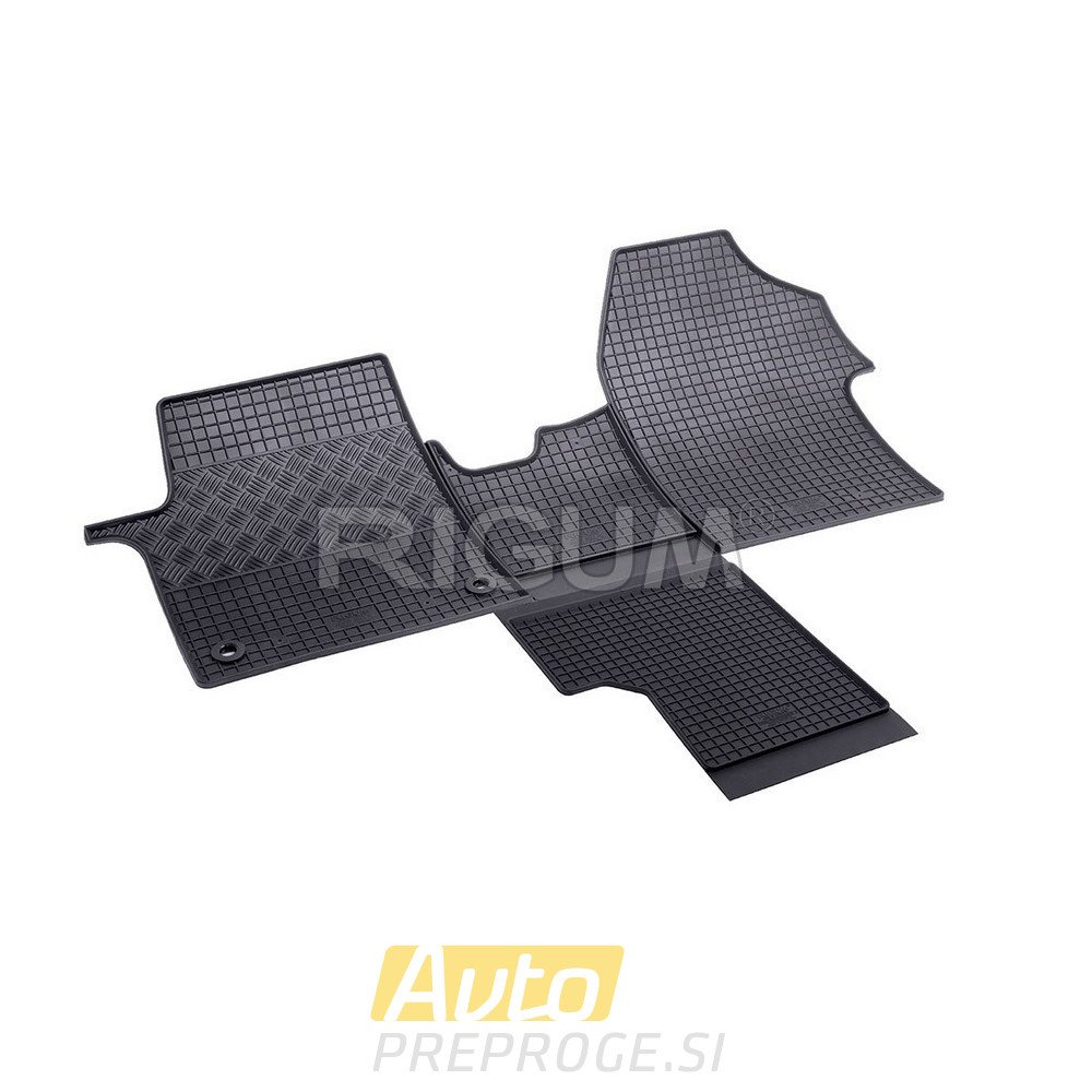 Gumeni tepisi za auto TOYOTA Proace (samo 1. vrsta - s tunelom) (2016 - ); CITROEN Jumpy (samo 1. vrsta s tunelom) (2016 - ); PEUGEOT Expert (samo 1. vrsta s tunelom) (2016 - ); PEUGEOT Traveller (
