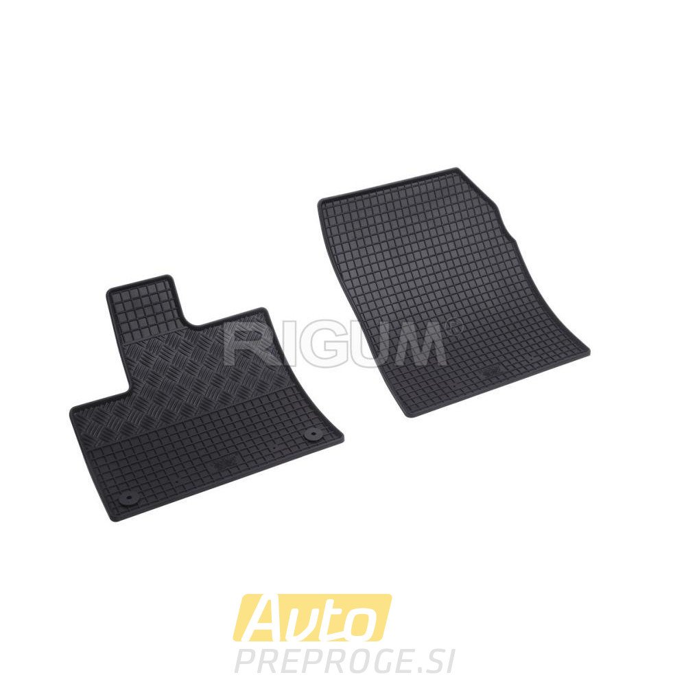 Gumeni tepisi za auto PEUGEOT Rifter (1. red sjedala) (2019 - ); CITROEN Berlingo III (1. red sjedala) (2019 - ); OPEL Combo [E] (1. red sjedala) (2019 - )
