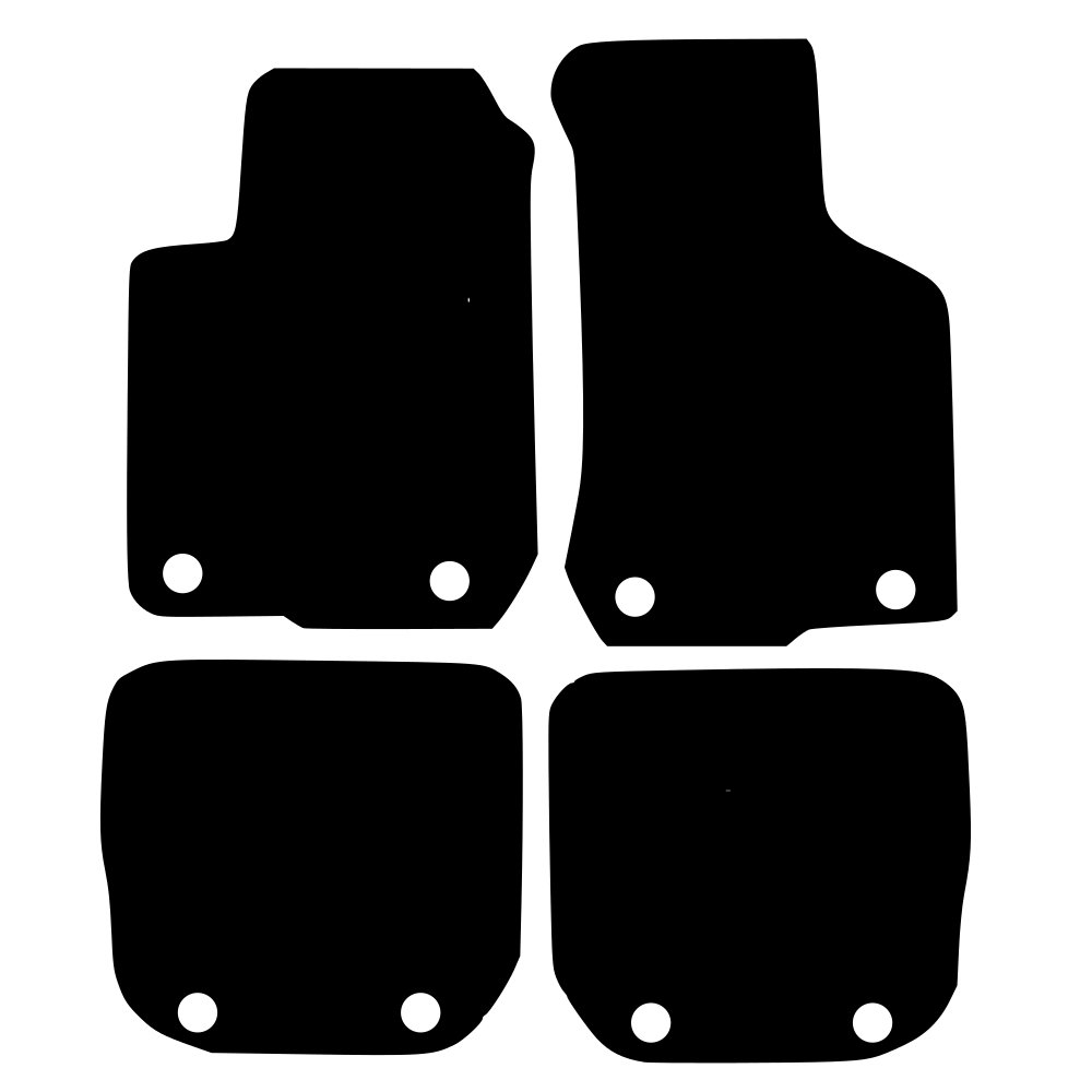 Tekstilni tepisi za auto A3 [8L] (96-03) - Comfort - Siva — slika 2