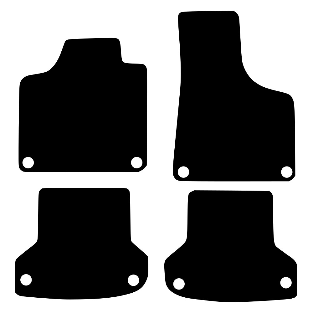 Tekstilni tepisi za auto A3 Sportback (03-13) - Comfort - Siva — slika 2