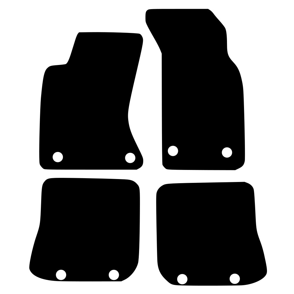 Tekstilni tepisi za auto Audi RS 4 (99-01) - Premium - Crna — slika 3