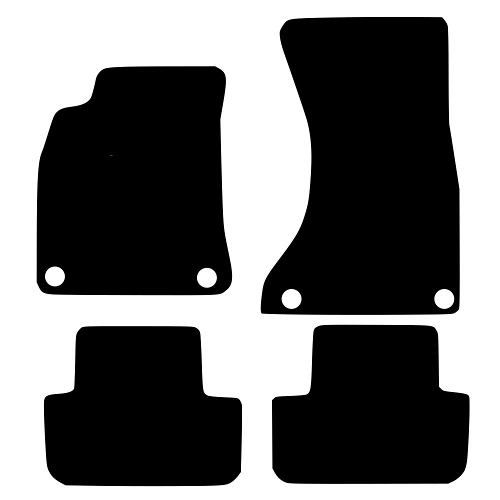 Tekstilni tepisi za auto A4 B8 (08-16) - Comfort - Tamno bež — slika 2