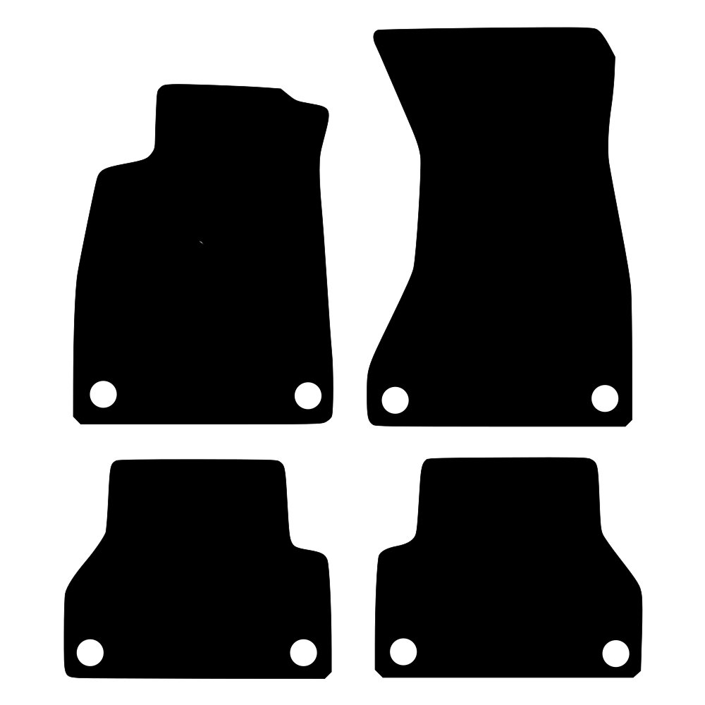 Tekstilni tepisi za auto A4 B9 (15-19) - Standard - Siva — slika 2