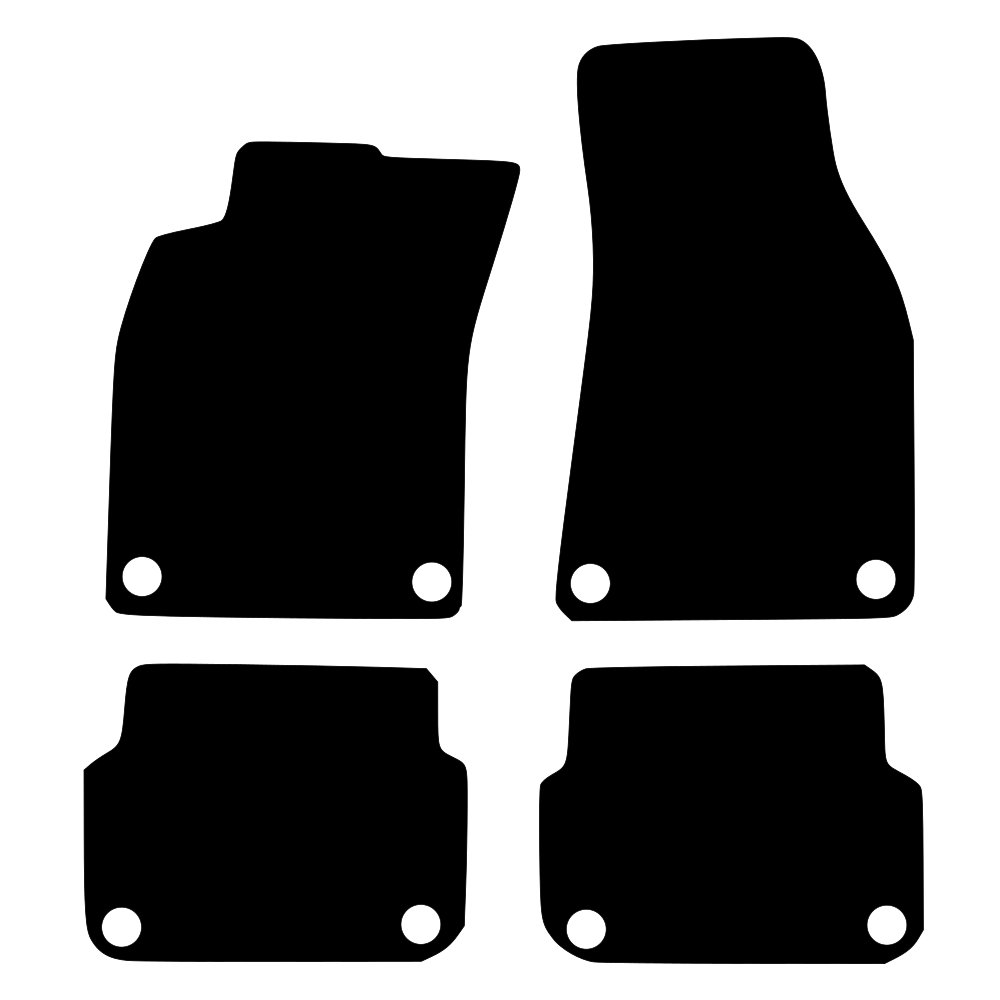 Tekstilni tepisi za auto A6 C6 (04-08) - Standard - Siva — slika 2