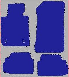 Tekstilni tepisi za auto 1 Coupe E82 (07-13) - Comfort - Siva — slika 2