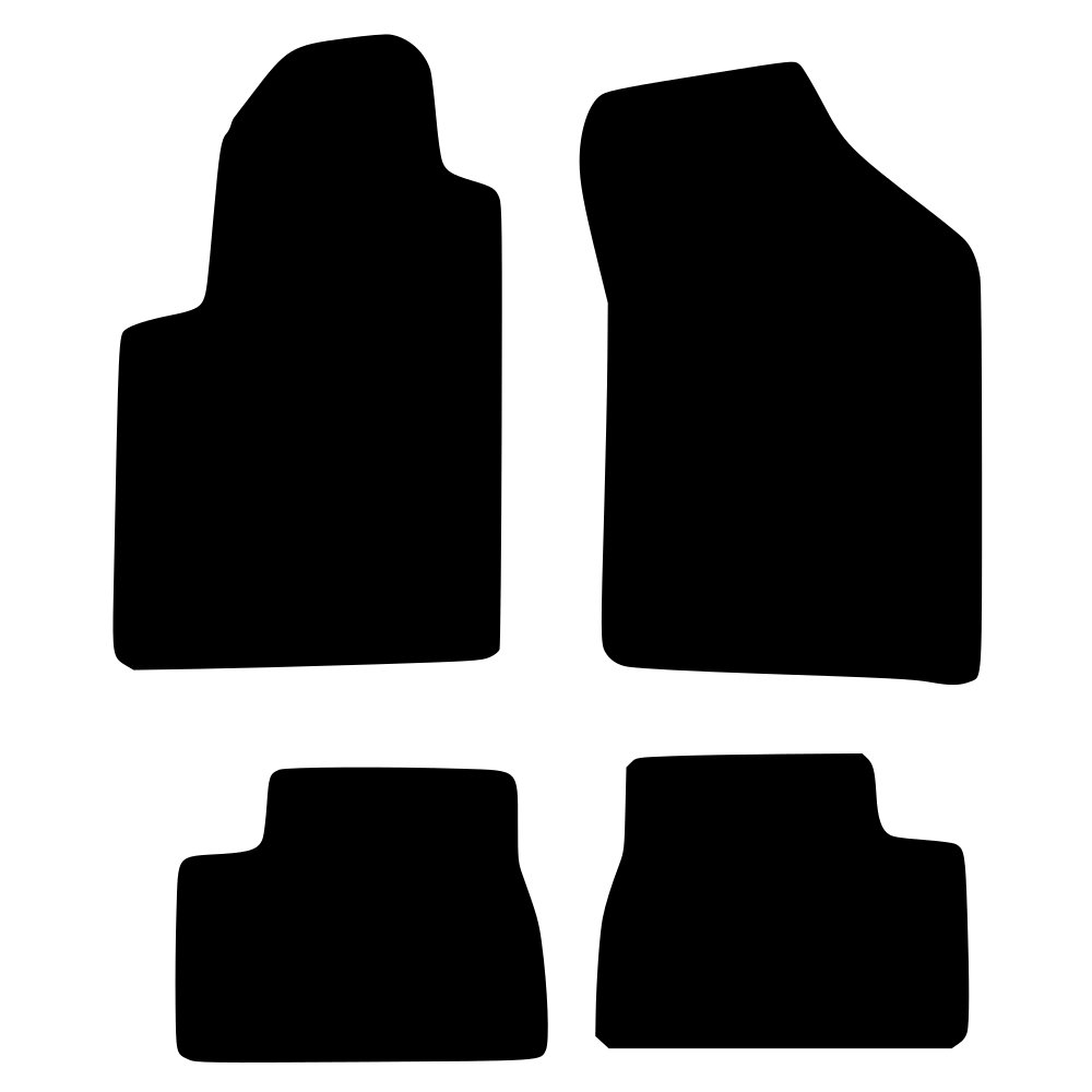 Tekstilni tepisi za auto K00284 - Citroen C3 I (02-09) - Comfort - Crna — slika 2