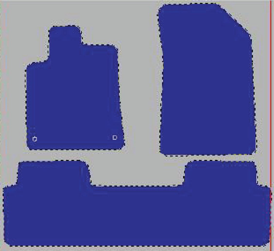 Tekstilni tepisi za auto C5 I (01-07) - Standard - Siva — slika 2