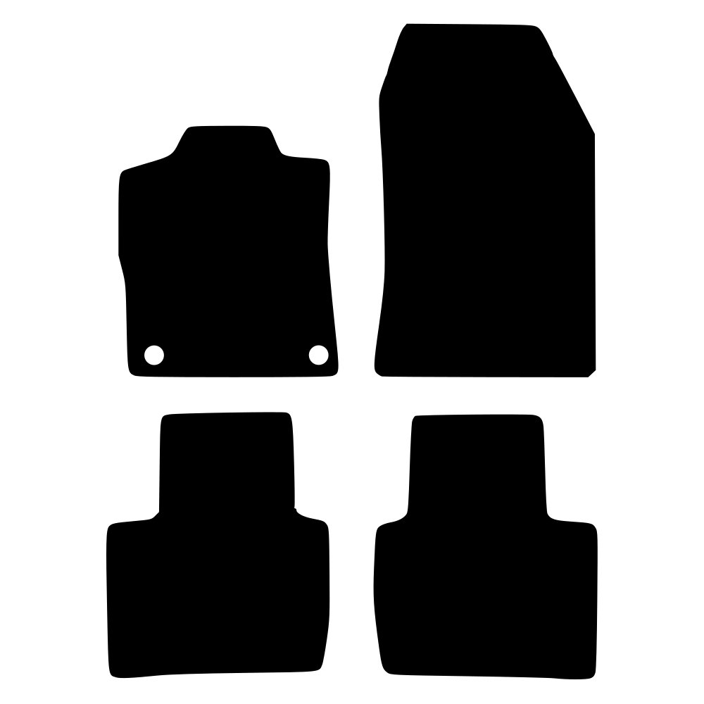 Tekstilni tepisi za auto C5 X (22-); P 408 (23-) - Luxury - Crna — slika 2