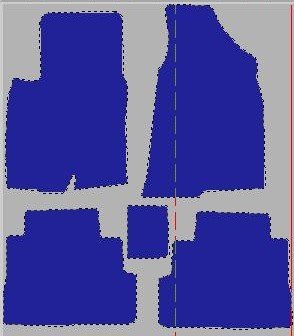 Tekstilni tepisi za auto CAPTIVA I MK1 (06-11) - Comfort - Siva — slika 2