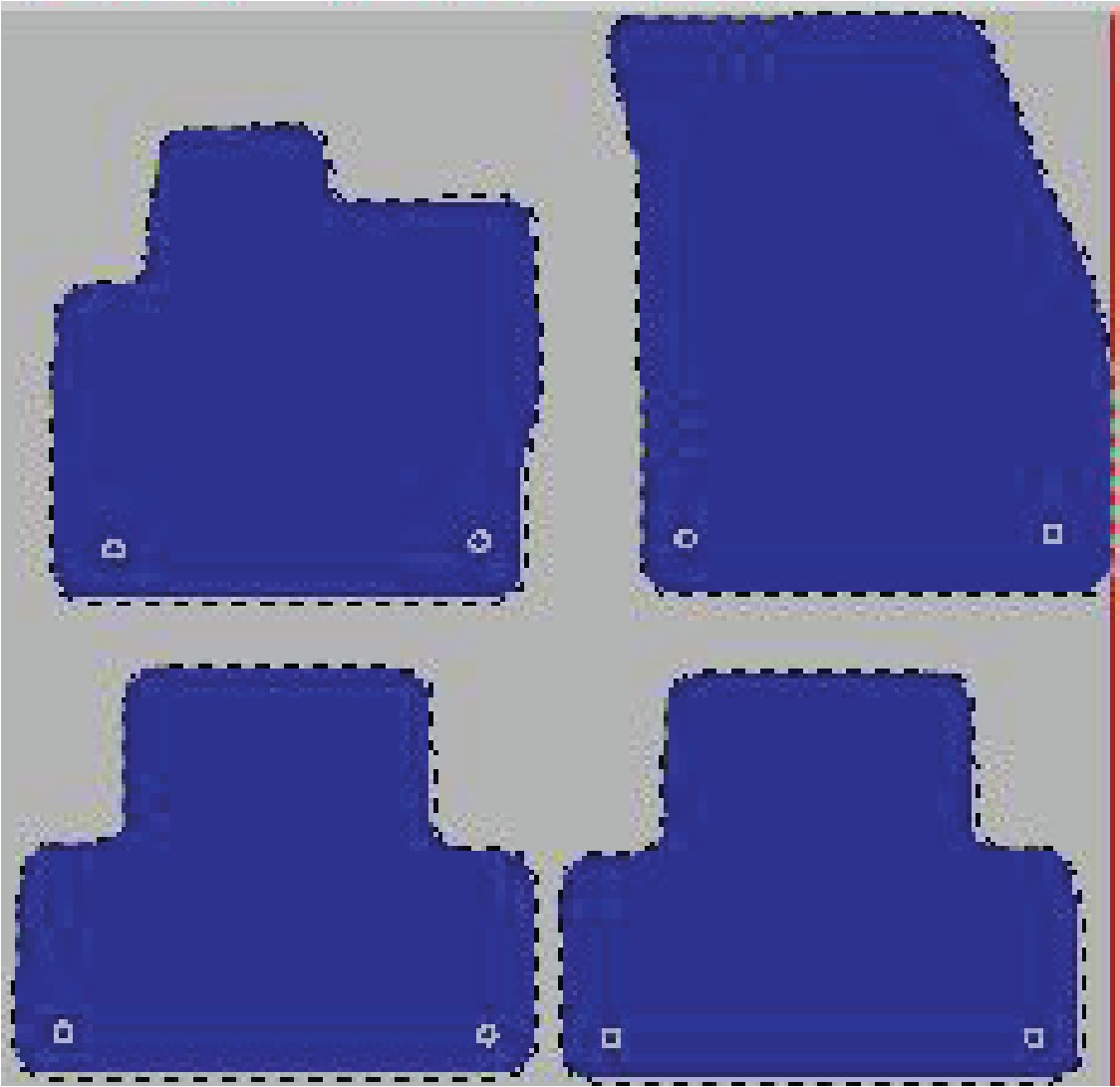Tekstilni tepisi za auto EVOQUE I (L538) (11-17) - Comfort - Siva — slika 2