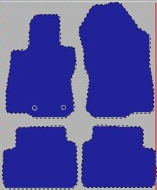 Tekstilni tepisi za auto Subaru Forester (24-) - Comfort - Siva — slika 2