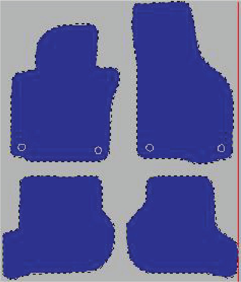 Tekstilni tepisi za auto GOLF V (03-08); Golf VI (08-12) - Comfort - Siva — slika 2