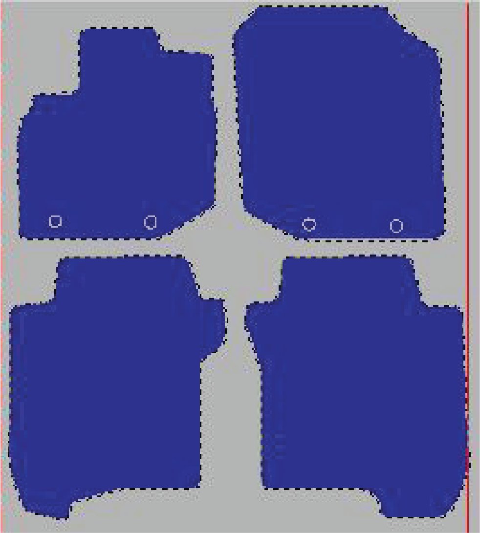 Tekstilni tepisi za auto JAZZ IV (15-18) - Comfort - Siva — slika 2